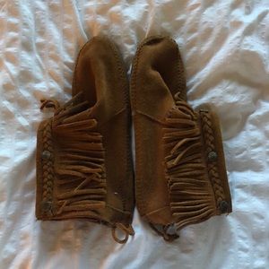 Minnetonka Fringe Booties